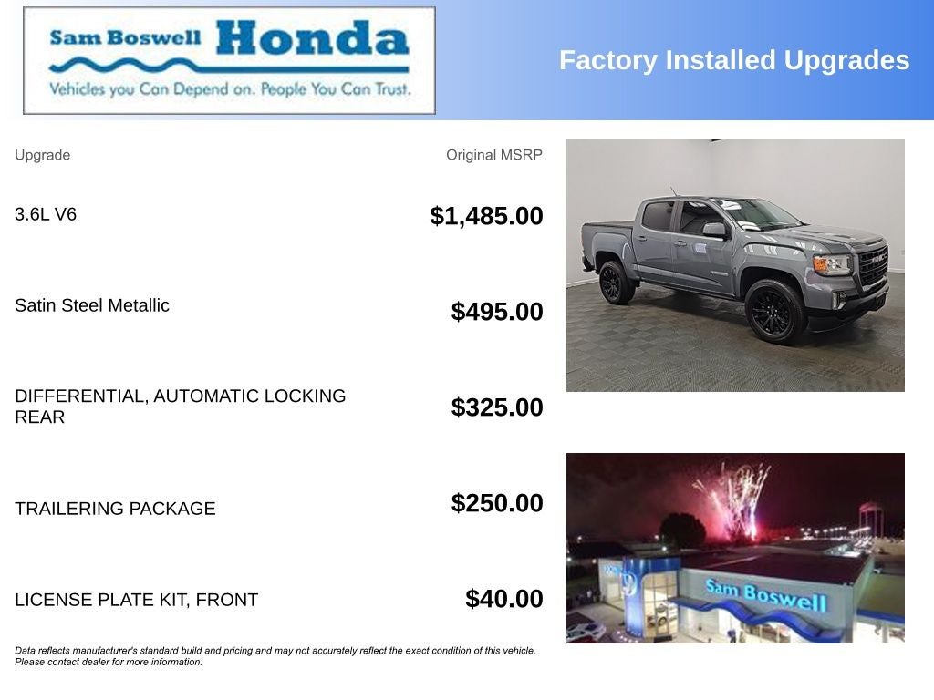 2022 GMC Canyon Elevation