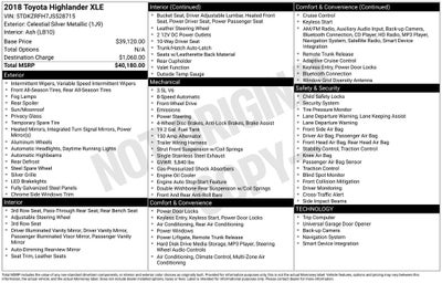 2018 Toyota Highlander SE