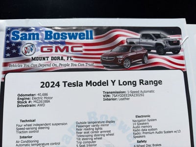 2024 Tesla Model Y Long Range