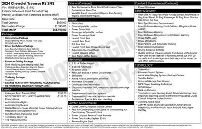 2024 Chevrolet Traverse RS