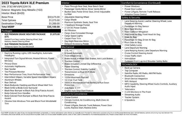 2023 Toyota RAV4 XLE Premium
