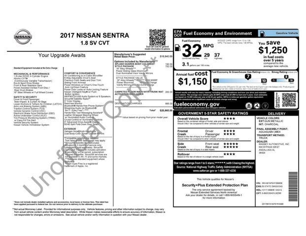 2017 Nissan Sentra SV