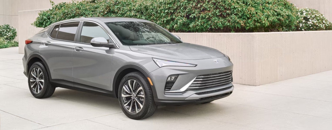 A silver 2024 Buick Envista from the front at an angle.