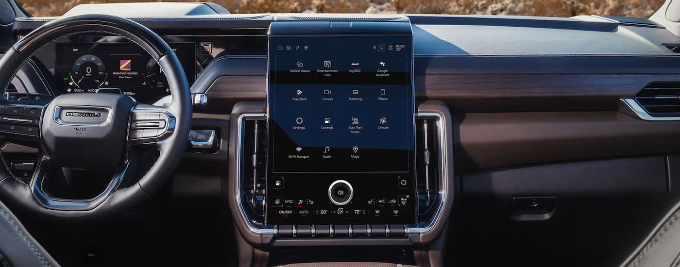 Infotainment display inside a 2026 GMC Yukon Denali